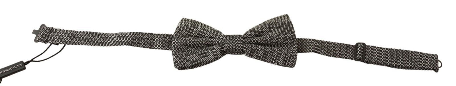 Dolce & Gabbana Elegant Multicolor Silk Bow Men's Tie