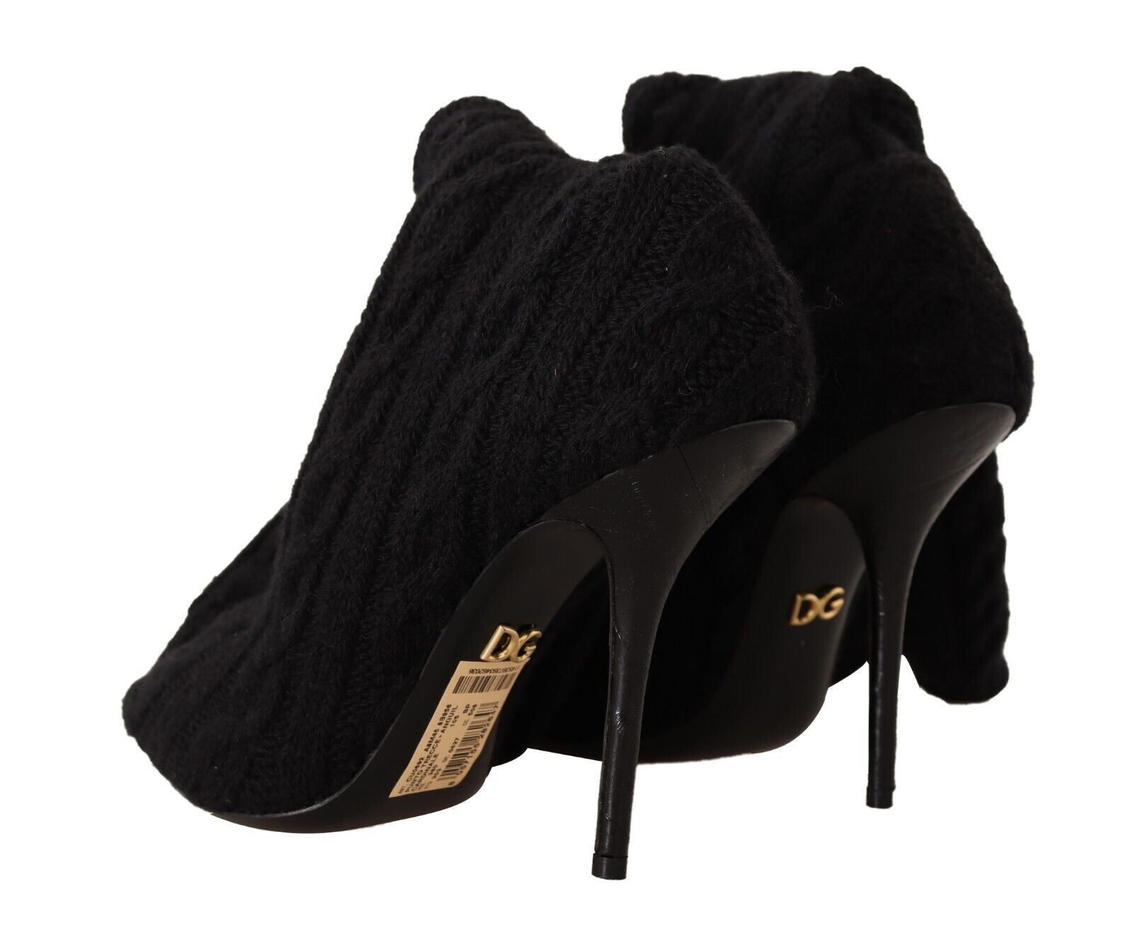 Dolce & Gabbana Elegant Stretch Sock Boots in Women's Black