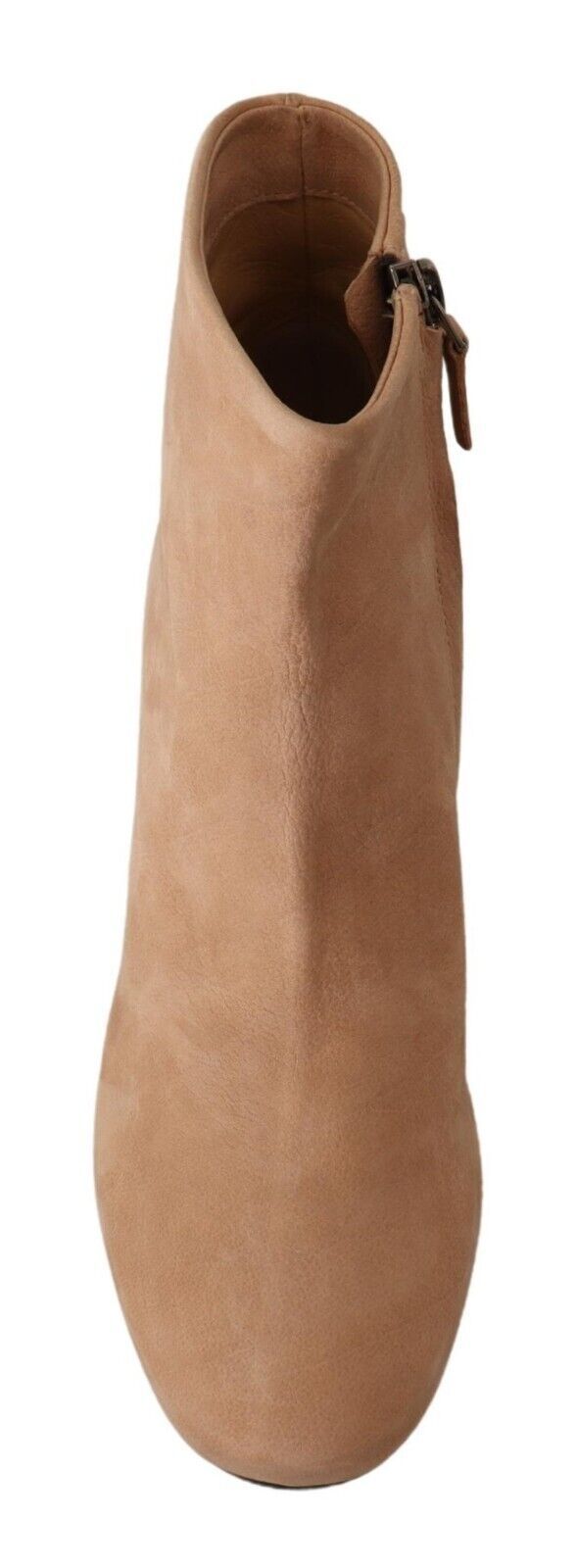 DEL CARLO Elegant Beige Leather Women's Boots