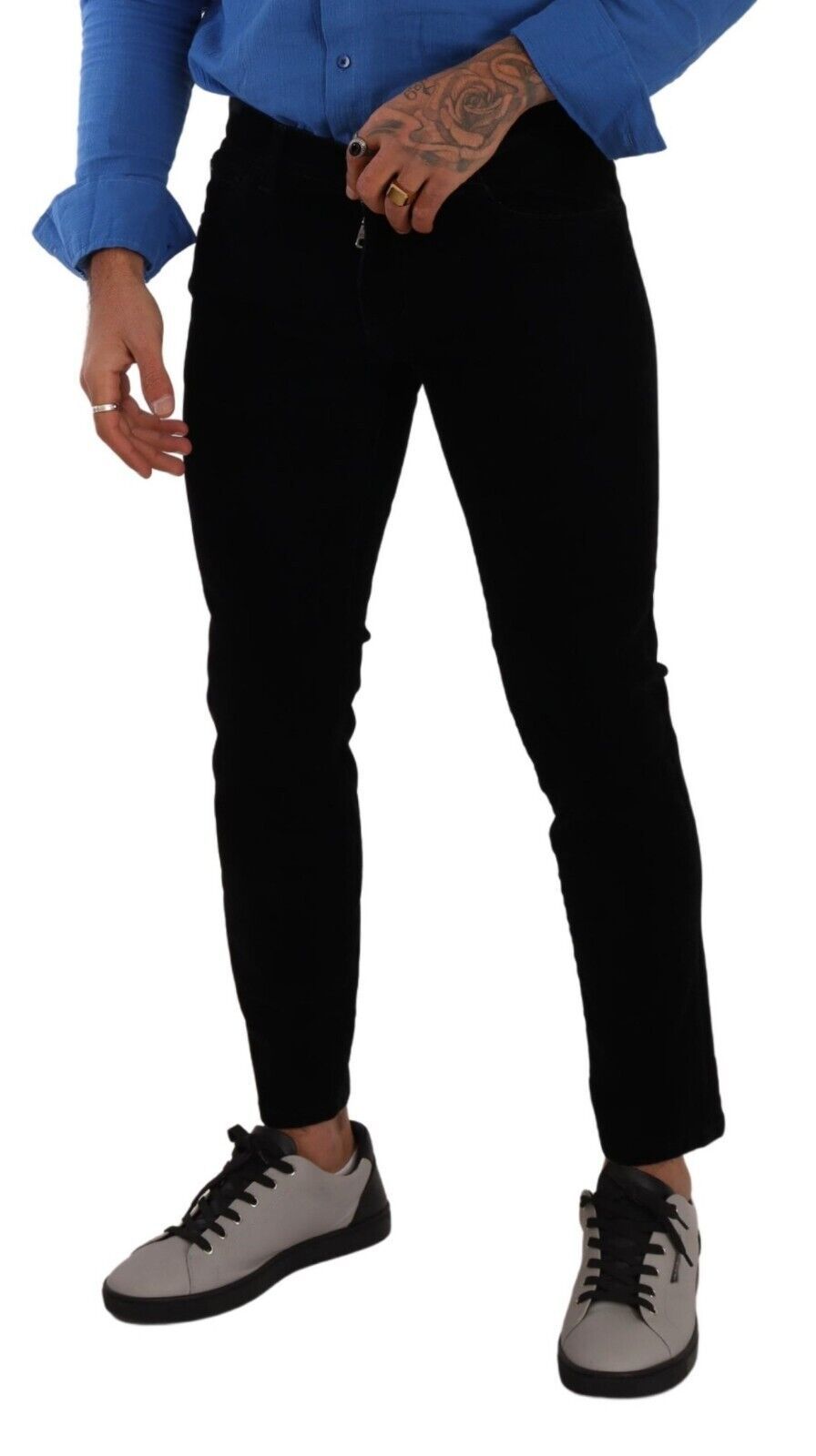 Dolce & Gabbana  Men's Pleated Trousers White