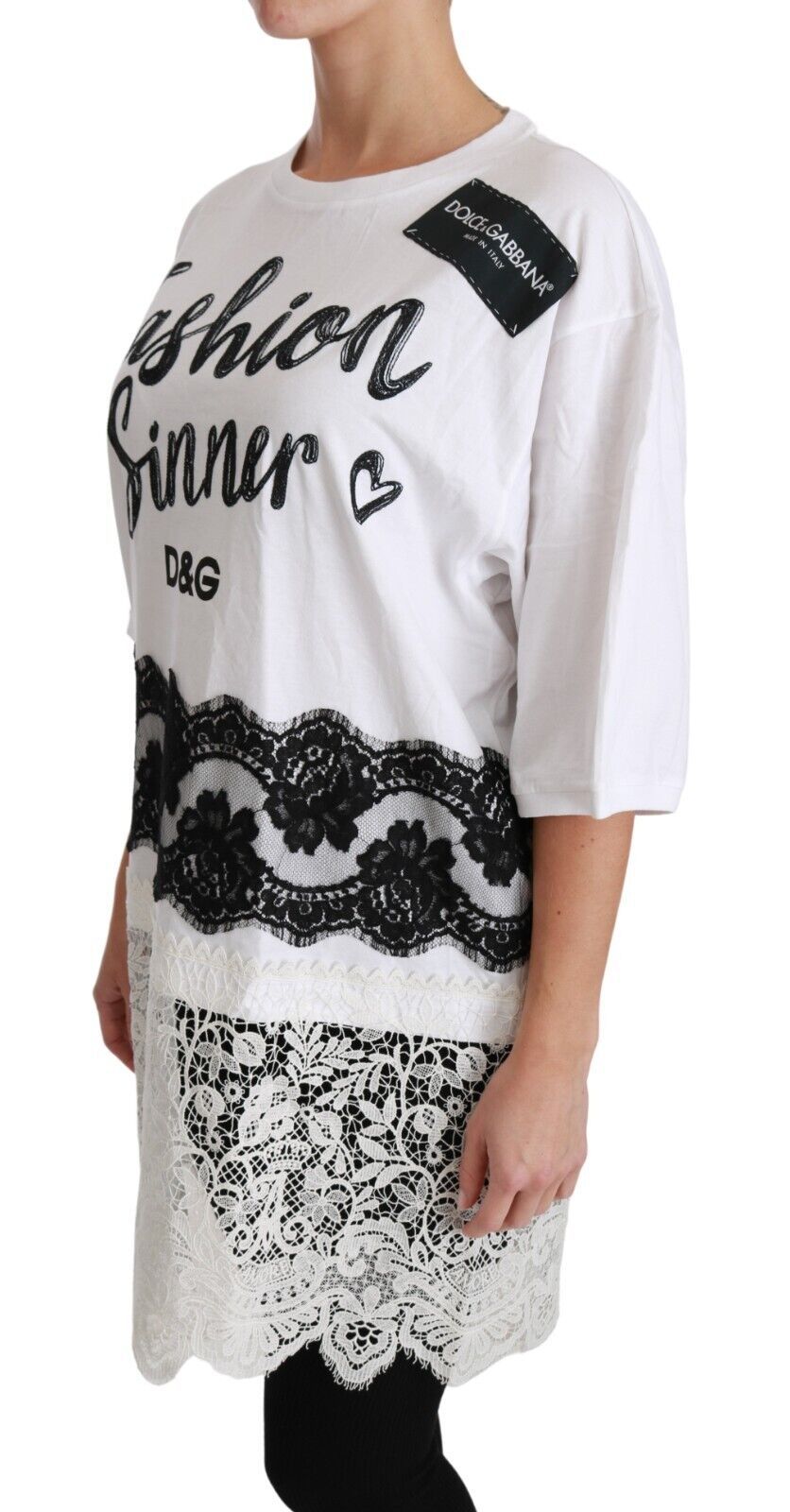 Dolce & Gabbana Chic DG Fashion Sinners Oversized Women's Tee8