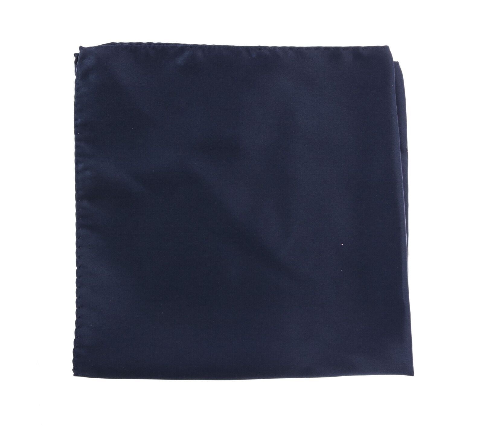 Dolce & Gabbana Elegant Silk Pocket Square in Lustrous Men's Blue