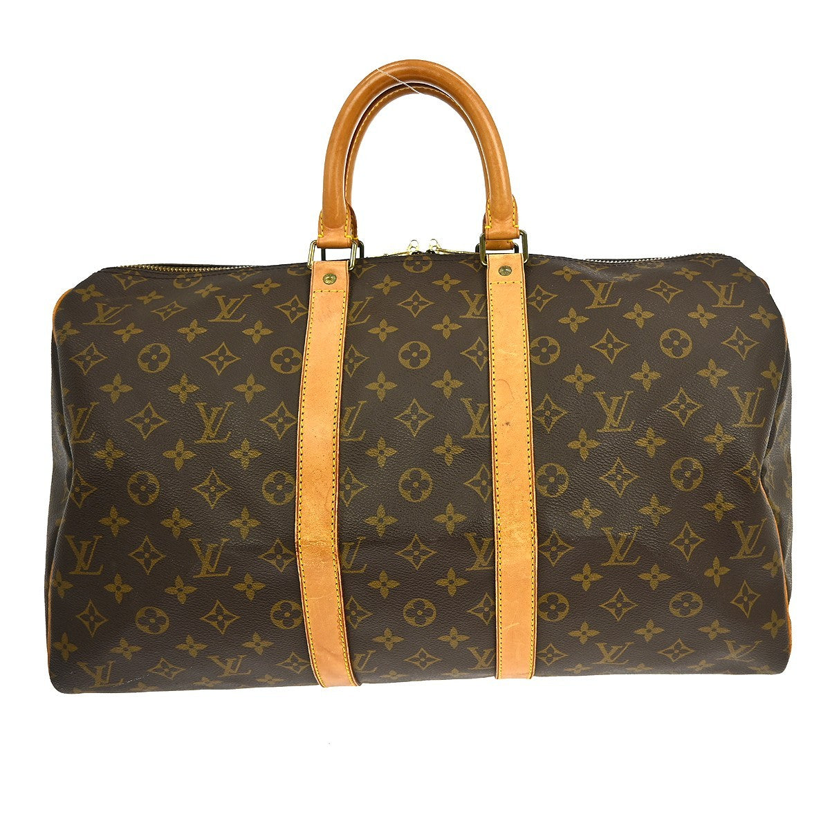 Louis Vuitton Louis Vuitton Keepall Bag Monogram Canvas Brown Canvas Travel Bag Bag (Authentic Pre-Loved)