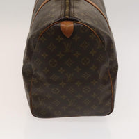 Louis Vuitton Keepall Bag Monogram Canvas Brown Canvas Travel Bag Bag (Authentic Pre-Loved)