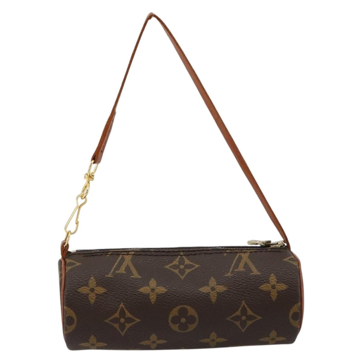 Louis Vuitton Papillon Pochette Monogram Canvas Brown Canvas Clutche & Pouche Bag (Authentic Pre-Loved)