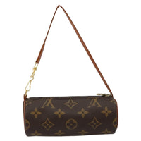 Louis Vuitton Papillon Pochette Monogram Canvas Brown Canvas Clutche & Pouche Bag (Authentic Pre-Loved)