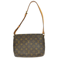 Louis Vuitton Louis Vuitton Musette Tango Handbag Monogram Canvas Brown Canvas Shoulder Bag Bag (Pre-Loved)