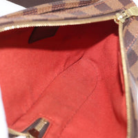 Louis Vuitton Geronimos Waist Bag Damier Brown Canvas Shoulder Bag Bag (Authentic Pre-Loved)