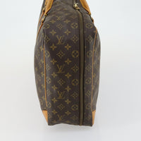 Louis Vuitton Sirius Handbag Monogram Canvas Brown Canvas Travel Bag Bag (Pre-Loved)