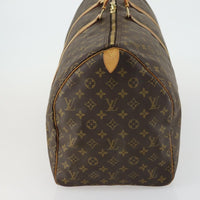 Louis Vuitton Keepall Bag Monogram Canvas Brown Canvas Travel Bag Bag (Authentic Pre-Loved)