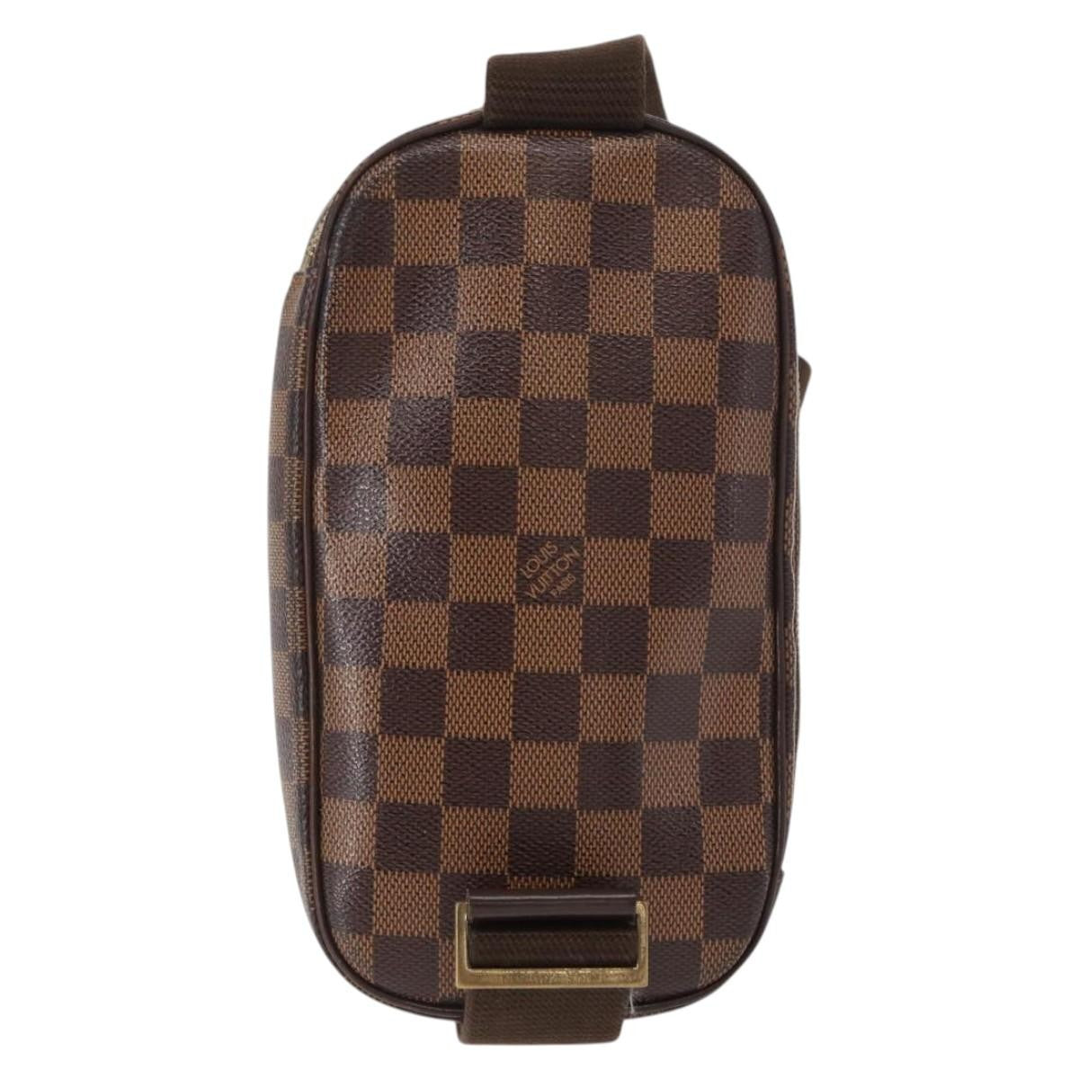 Louis Vuitton Pochette Gange Damier Brown Canvas Clutche & Pouche Bag (Pre-Loved)