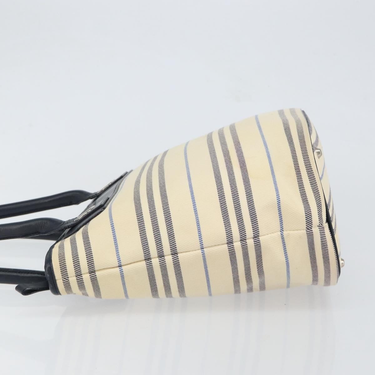 Burberry Vintage Tote Bag Canvas Beige Canvas Tote Bag Bag (Pre-Loved)
