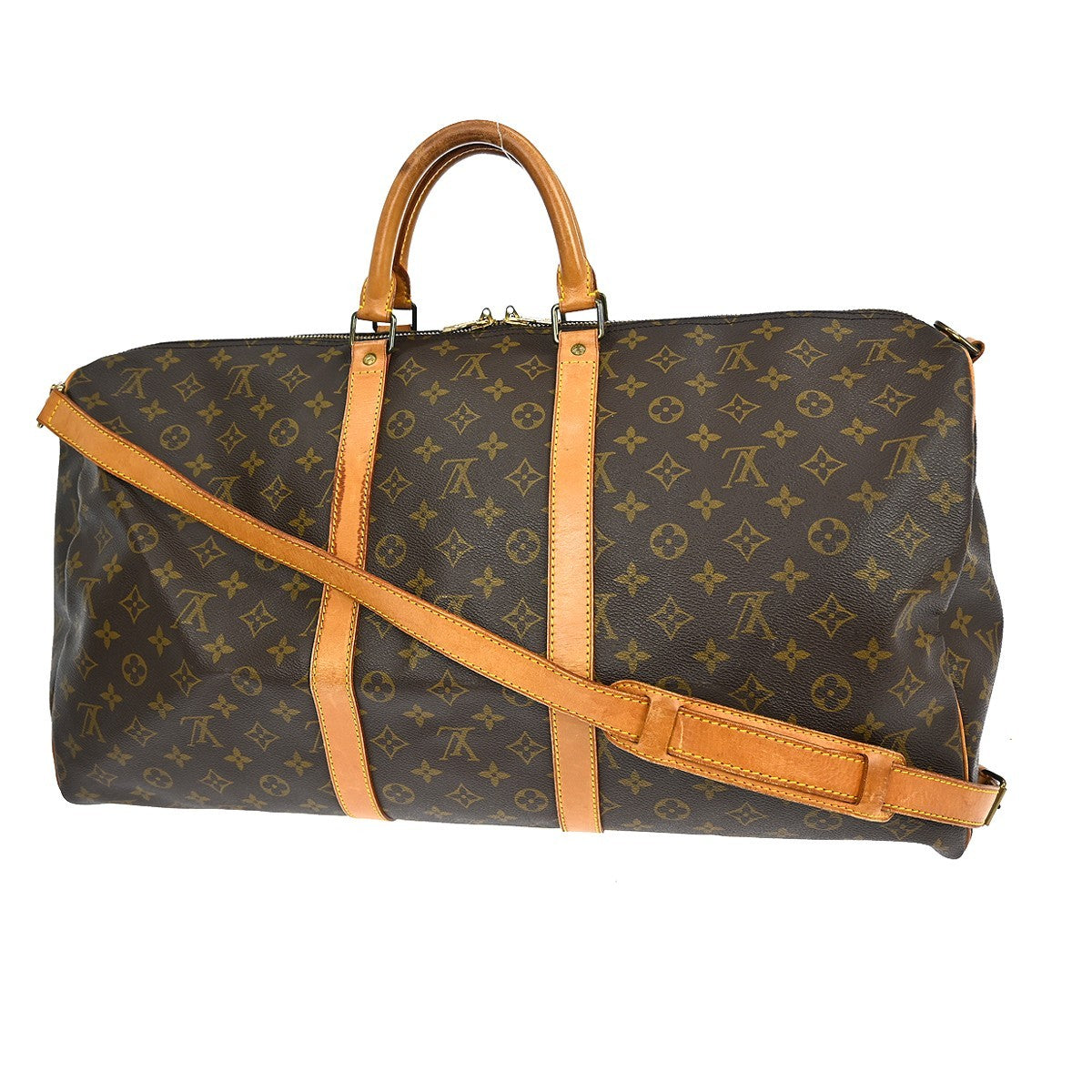 Louis Vuitton Louis Vuitton Keepall Bandouliere Bag Monogram Canvas Brown Canvas Travel Bag Bag (Pre-Loved)