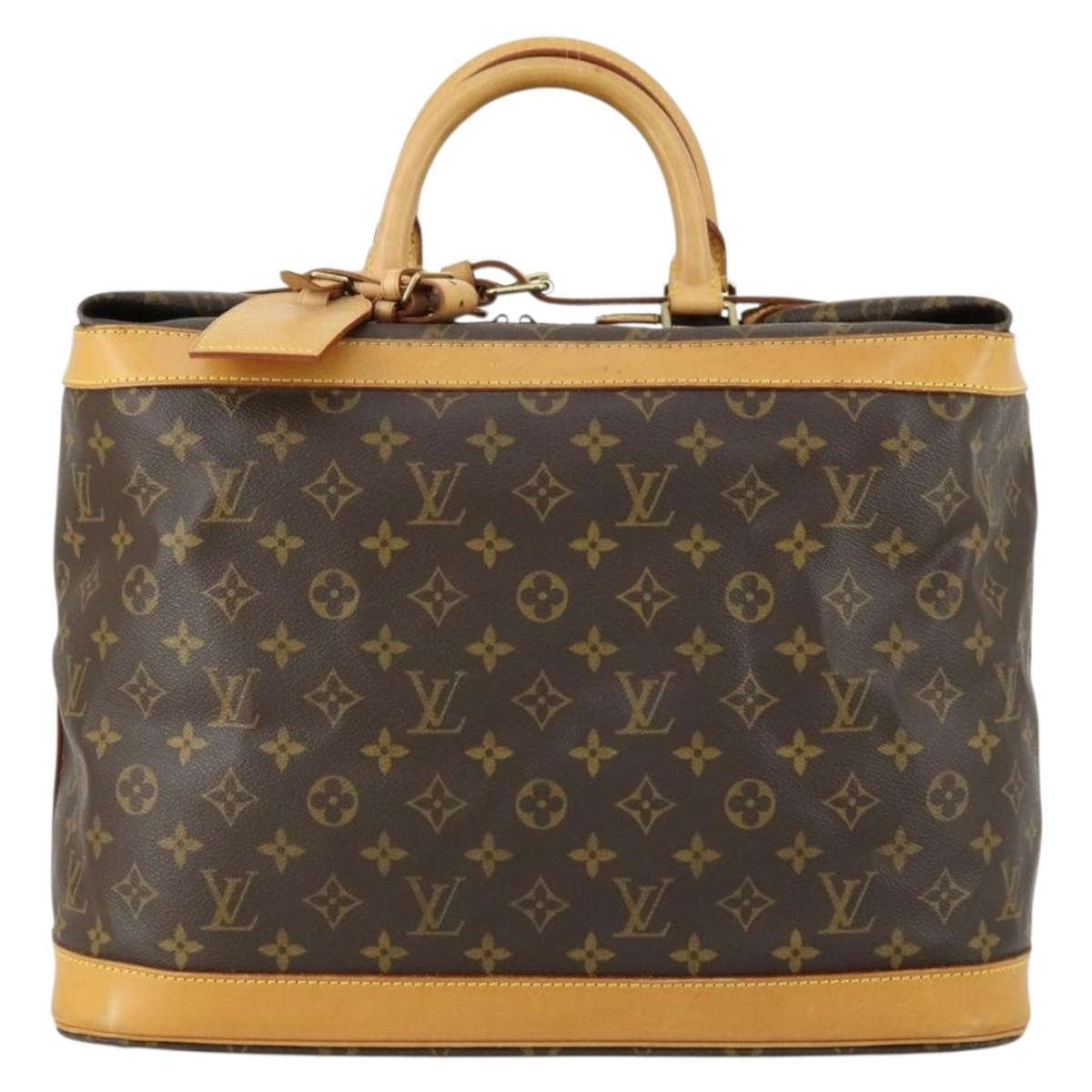 Louis Vuitton Cruiser Handbag Monogram Canvas Brown Canvas Travel Bag Bag (Pre-Loved)