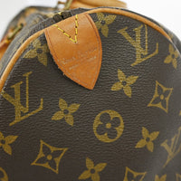 Louis Vuitton Louis Vuitton Speedy Handbag Monogram Canvas Brown Canvas Handbag (Pre-Loved)