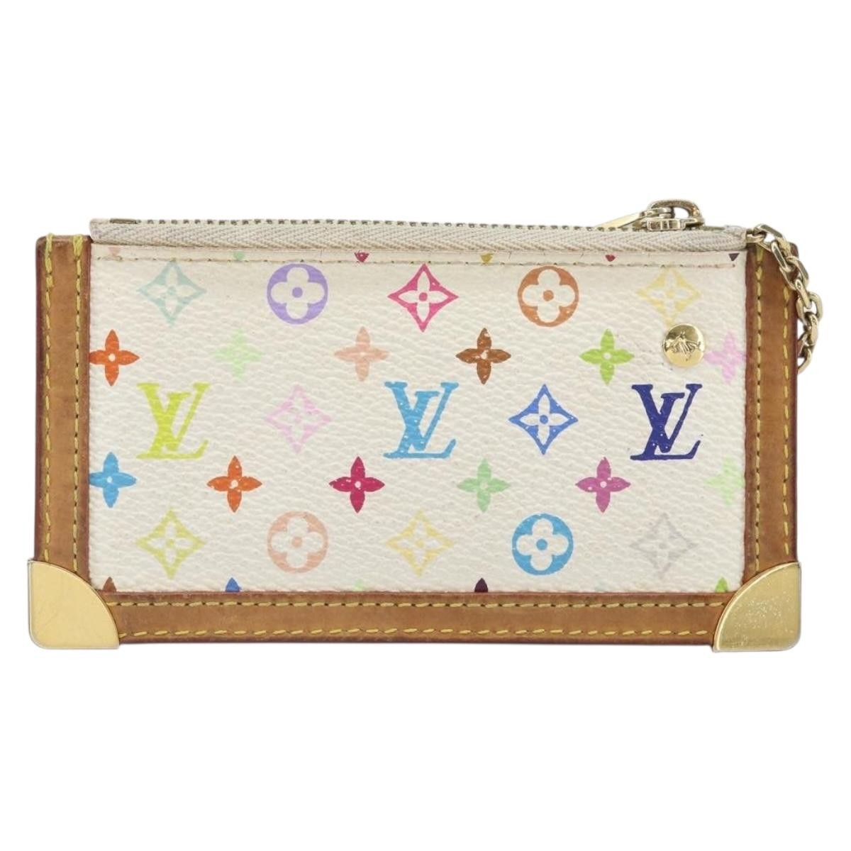 Louis Vuitton Pochette Clés Monogram Canvas Multicolour Canvas Wallets Accessory (Pre-Loved)