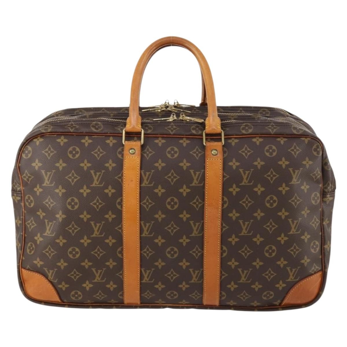 Louis Vuitton Sac Trois Poches Handbag Monogram Canvas Brown Canvas Travel Bag Bag (Pre-Loved)