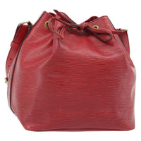 Louis Vuitton Petit Noe Handbag Epi Leather Red Leather Shoulder Bag Bag (Pre-Loved)