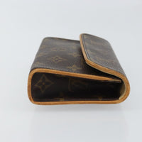 Louis Vuitton Florentine Waist Bag Monogram Canvas Brown Canvas Clutche & Pouche Bag (Pre-Loved)