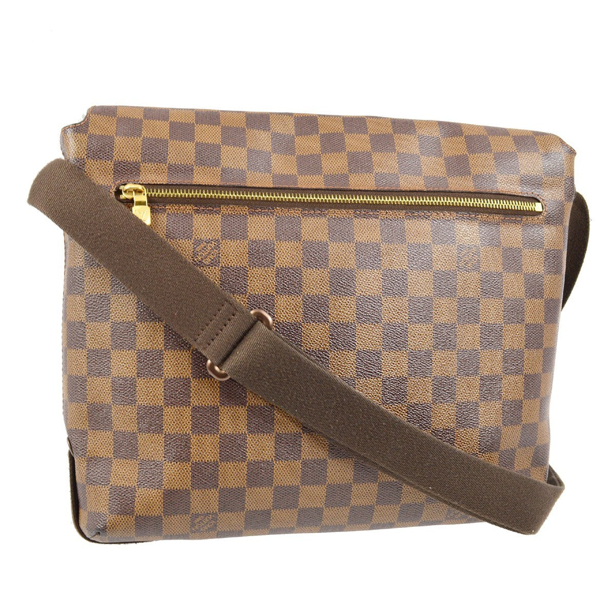 Louis Vuitton Brooklyn Handbag Damier Brown Canvas Shoulder Bag Bag (Authentic Pre-Loved)