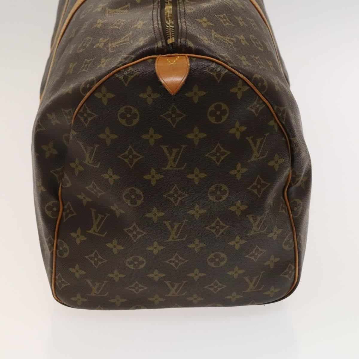 Louis Vuitton Keepall Bag Monogram Canvas Brown Canvas Travel Bag Bag (Authentic Pre-Loved)
