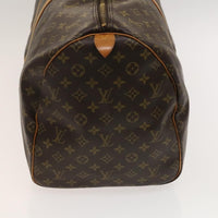 Louis Vuitton Keepall Bag Monogram Canvas Brown Canvas Travel Bag Bag (Authentic Pre-Loved)