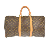 Louis Vuitton Louis Vuitton Keepall Bag Monogram Canvas Brown Canvas Travel Bag Bag (Pre-Loved)