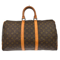 Louis Vuitton Louis Vuitton Keepall Bag Monogram Canvas Brown Canvas Travel Bag Bag (Pre-Loved)