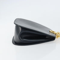 Salvatore Ferragamo Salvatore Ferragamo Gancini Shoulder Bag Leather Navy Leather Shoulder Bag Bag (Pre-Loved)