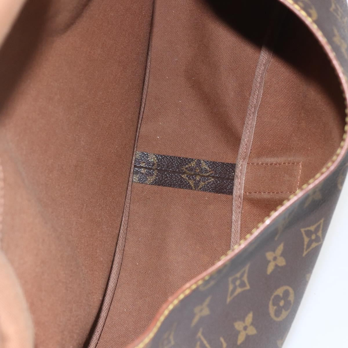Louis Vuitton Saumur Handbag Monogram Canvas Brown Canvas Shoulder Bag Bag (Authentic Pre-Loved)
