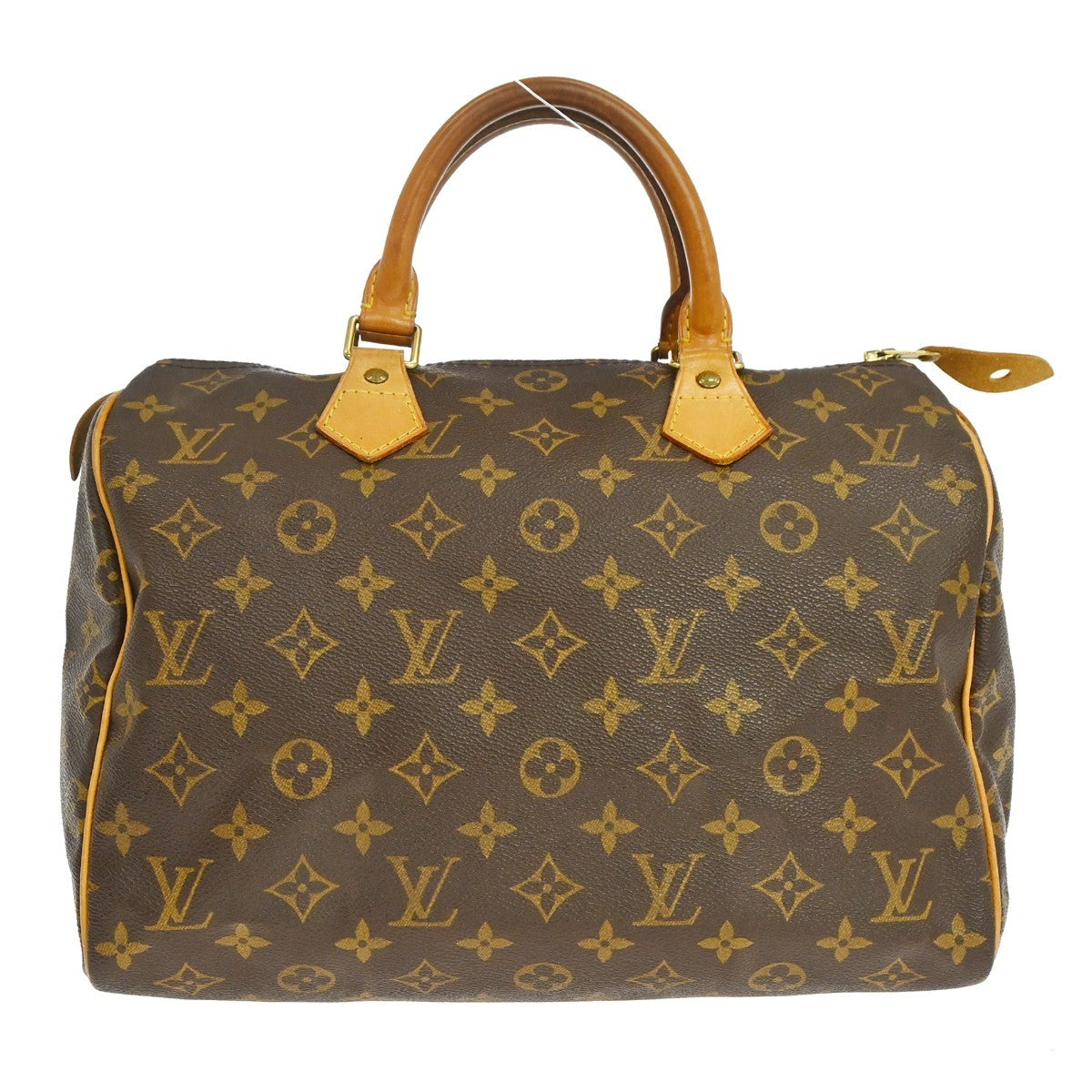 Louis Vuitton Louis Vuitton Speedy Handbag Monogram Canvas Brown Canvas Handbag (Pre-Loved)