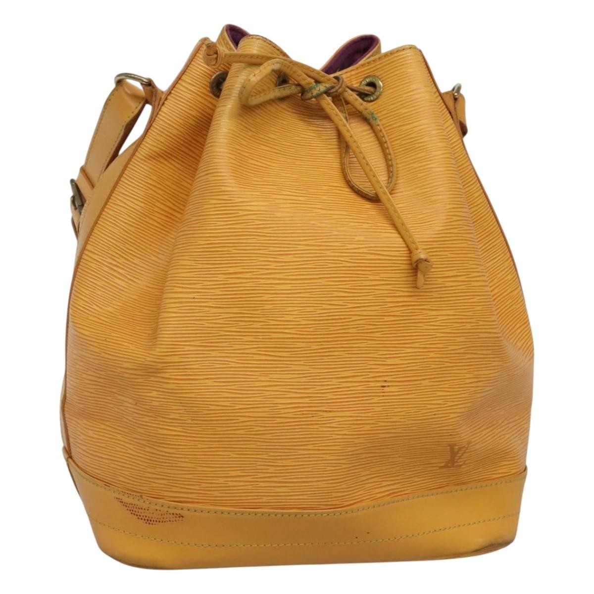 Louis Vuitton Noe Handbag Epi Leather Yellow Leather Shoulder Bag Bag (Pre-Loved)