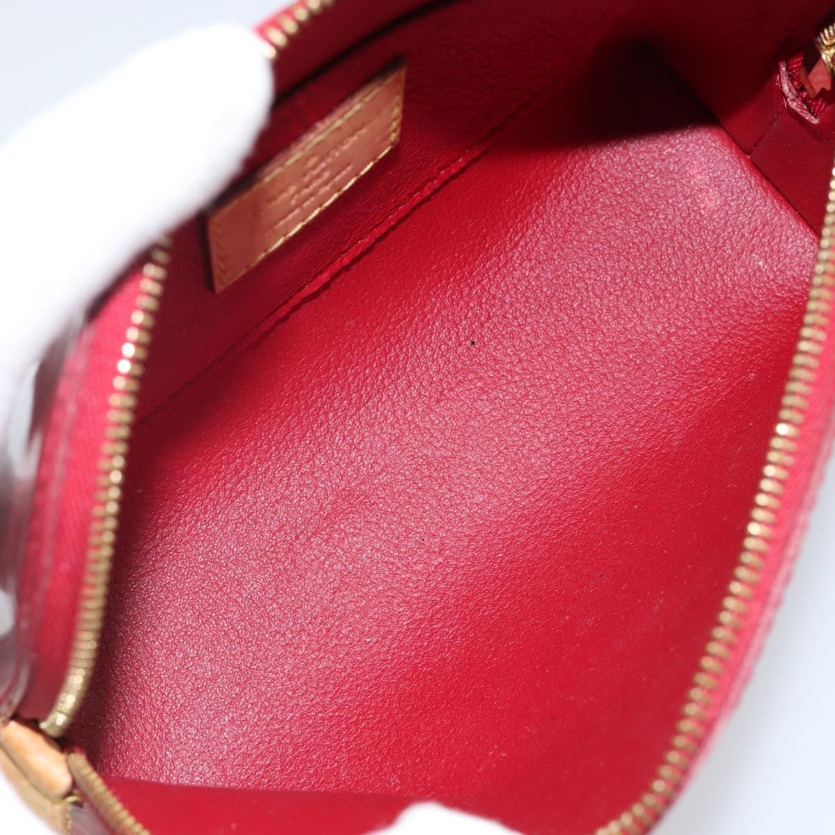 Louis Vuitton Cosmetic Pouch Electric Epi Leather Red Patent_Leather Bag (Pre-Loved)