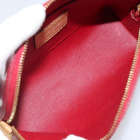 Louis Vuitton Cosmetic Pouch Electric Epi Leather Red Patent_Leather Bag (Pre-Loved)