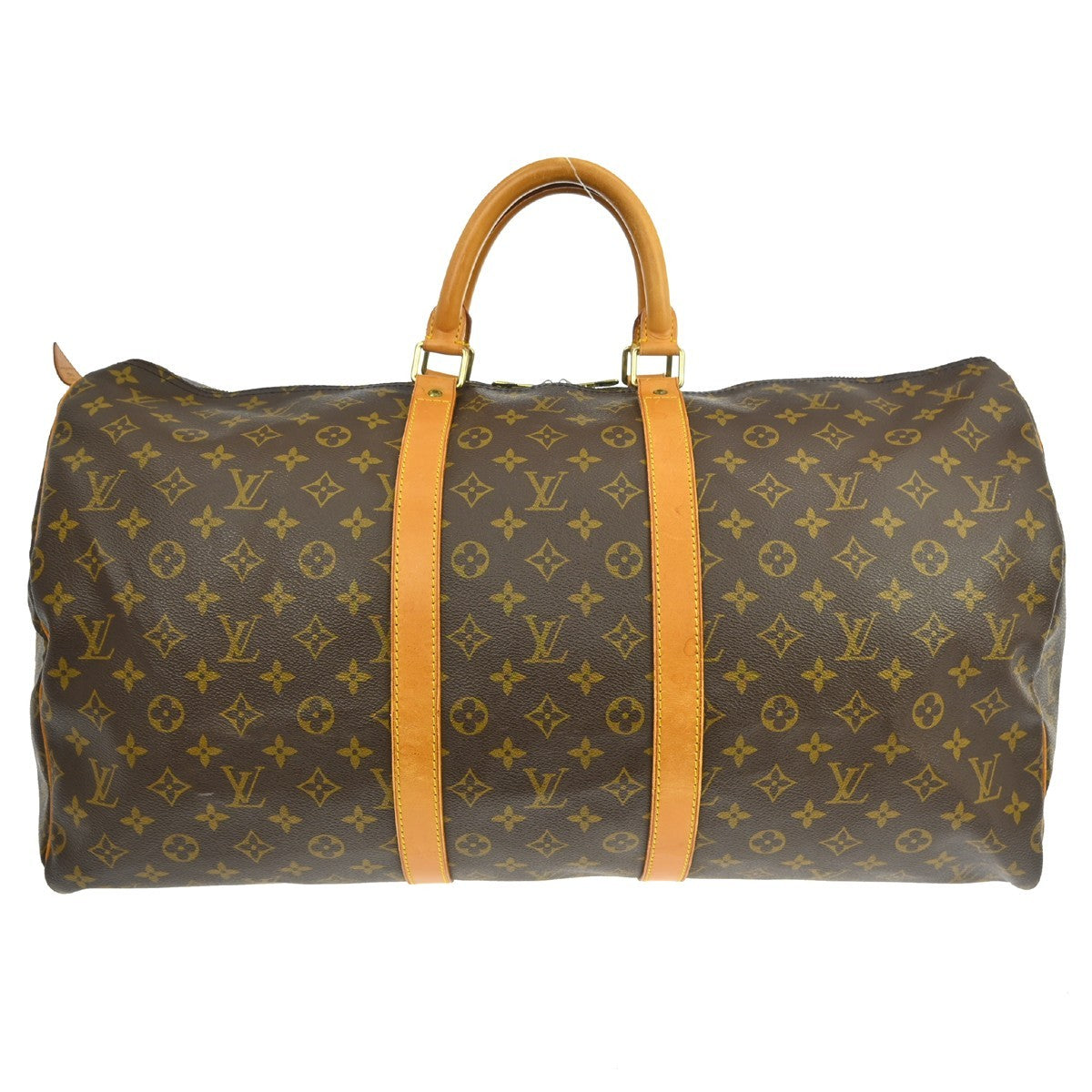Louis Vuitton Louis Vuitton Keepall Bag Monogram Canvas Brown Canvas Travel Bag Bag (Pre-Loved)