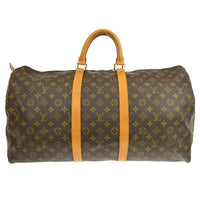 Louis Vuitton Louis Vuitton Keepall Bag Monogram Canvas Brown Canvas Travel Bag Bag (Pre-Loved)