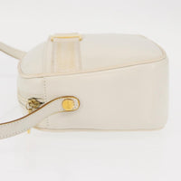 Salvatore Ferragamo Vala Shoulder Bag Leather White Leather Shoulder Bag Bag (Pre-Loved)