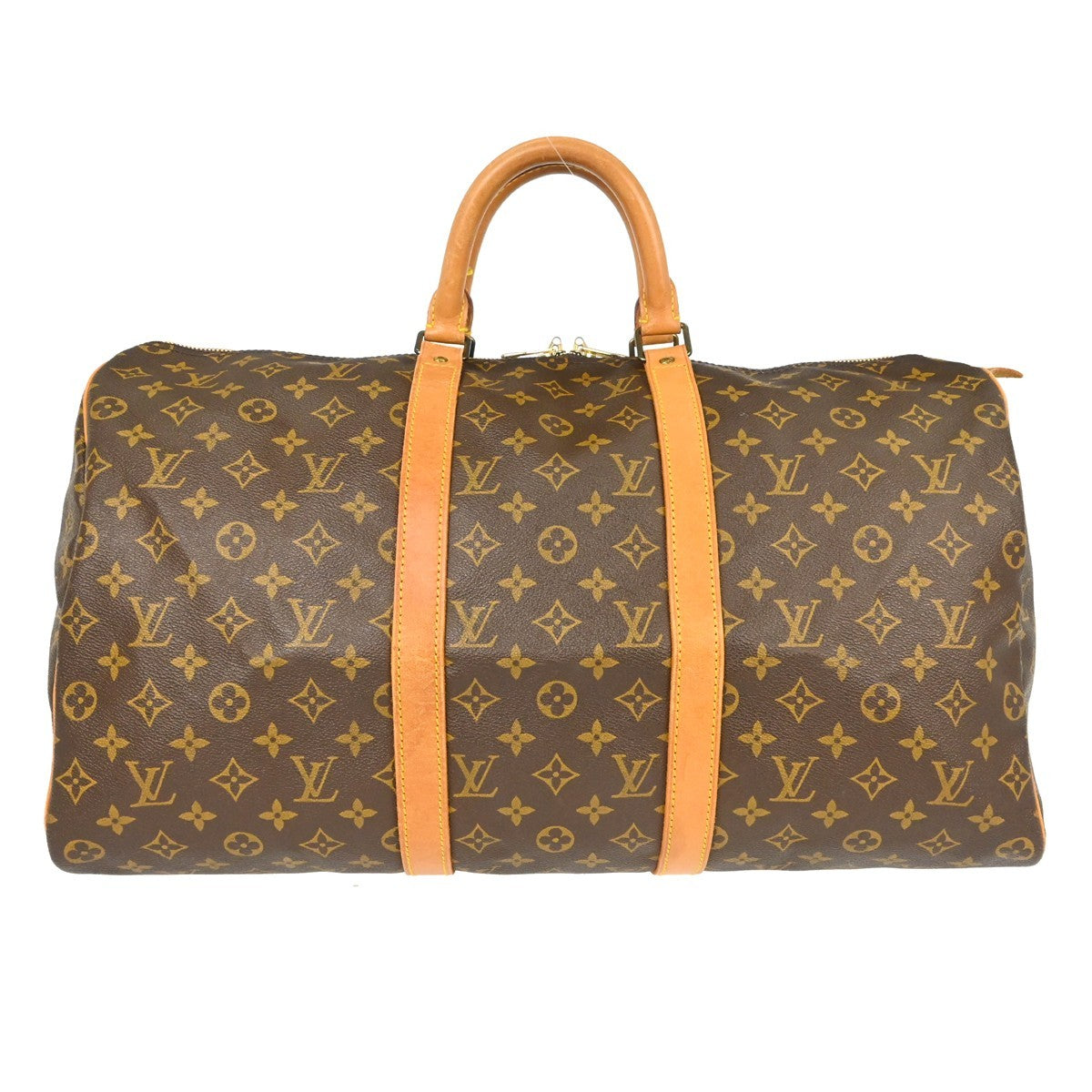 Louis Vuitton Louis Vuitton Keepall Bag Monogram Canvas Brown Canvas Travel Bag Bag (Authentic Pre-Loved)