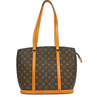 Louis Vuitton Babylone Handbag Monogram Canvas Brown Canvas Shoulder Bag Bag (Authentic Pre-Loved)