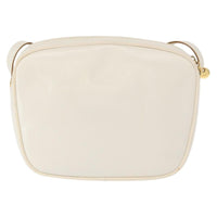 Salvatore Ferragamo Vala Shoulder Bag Leather White Leather Shoulder Bag Bag (Pre-Loved)