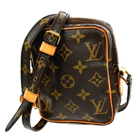 Louis Vuitton Danube Handbag Monogram Canvas Brown Canvas Clutche & Pouche Bag (Authentic Pre-Loved)