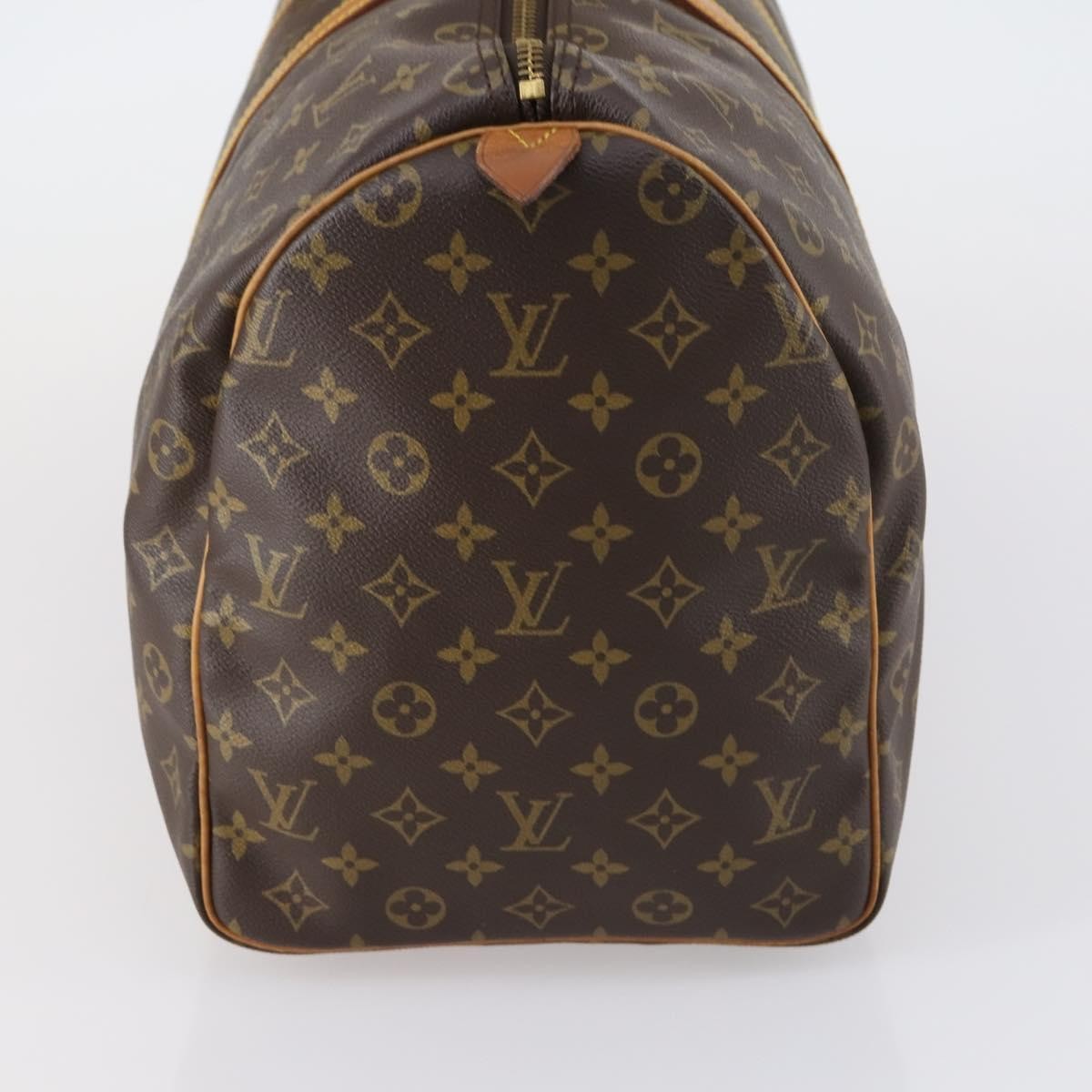 Louis Vuitton Keepall Bag Monogram Canvas Brown Canvas Travel Bag Bag (Authentic Pre-Loved)