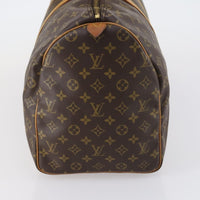 Louis Vuitton Keepall Bag Monogram Canvas Brown Canvas Travel Bag Bag (Authentic Pre-Loved)
