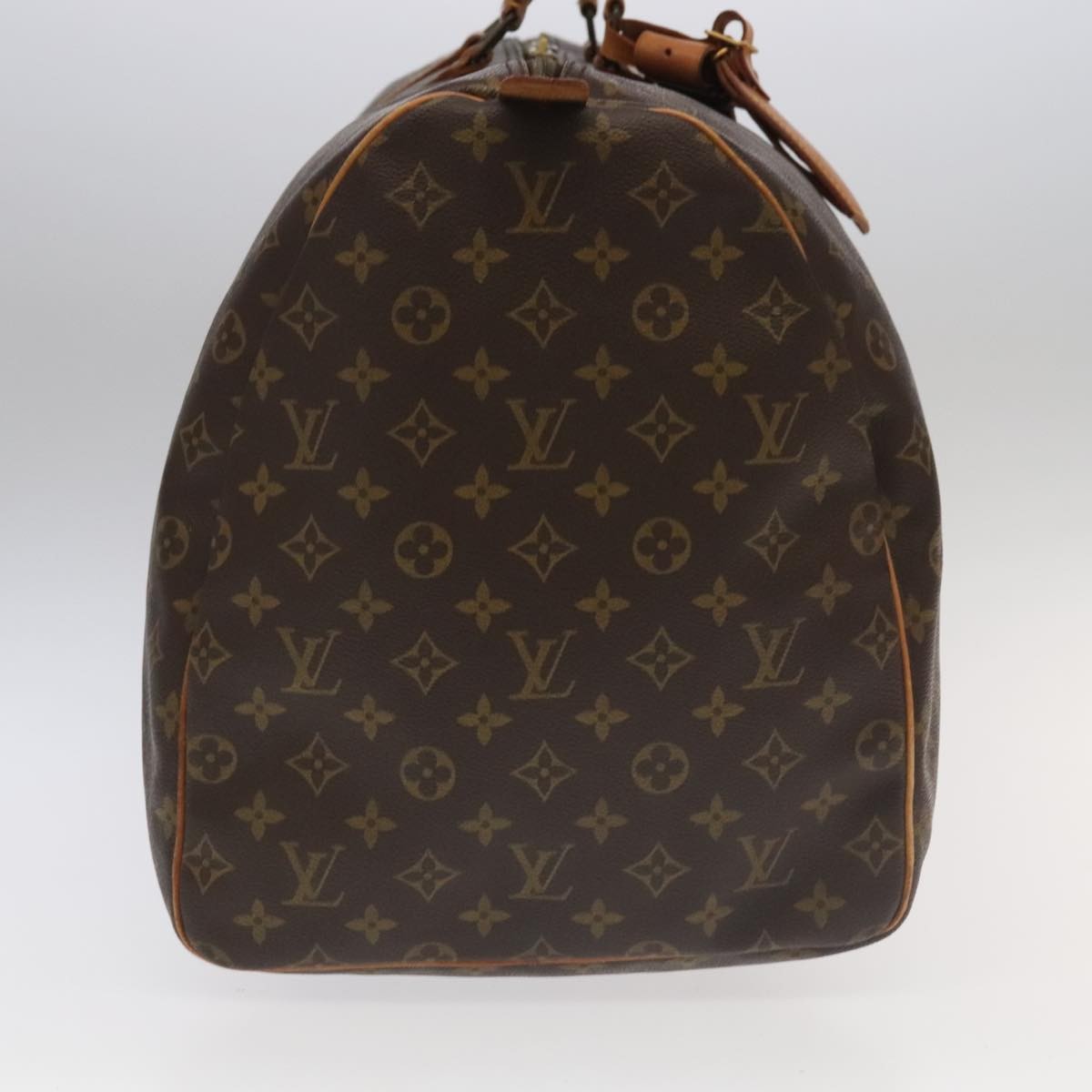 Louis Vuitton Keepall Bag Monogram Canvas Brown Canvas Travel Bag Bag (Authentic Pre-Loved)