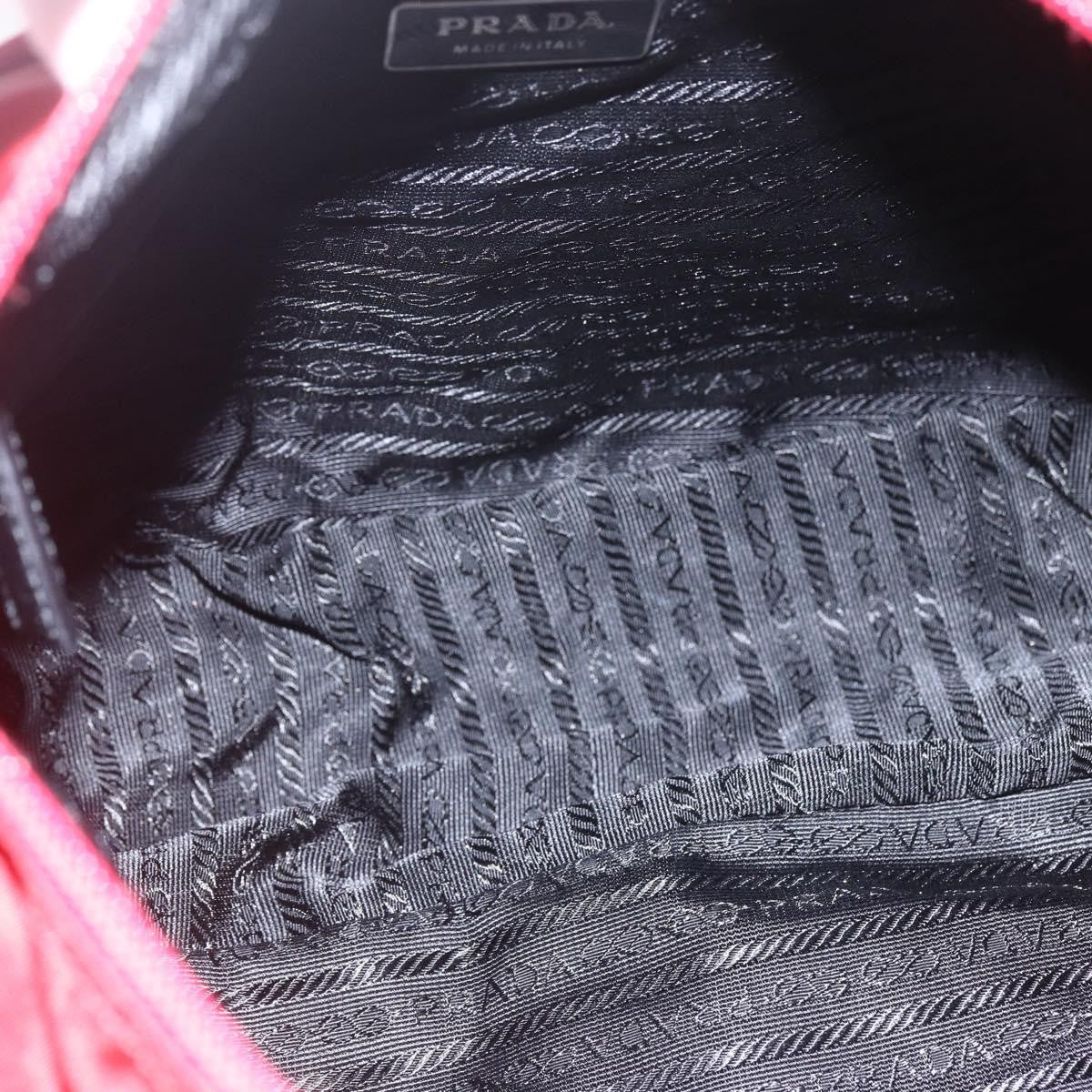 Prada Zip Buckle Messenger Bag Tessuto Red Nylon Shoulder Bag Bag (Pre-Loved)