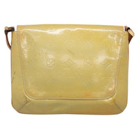Louis Vuitton Thompson Street Handbag Monogram Vernis Beige Patent_Leather Shoulder Bag Bag (Authentic Pre-Loved)