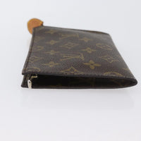 Louis Vuitton Bucket Pouch Monogram Canvas Brown Canvas Clutche & Pouche Bag (Authentic Pre-Loved)