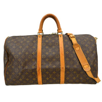 Louis Vuitton Louis Vuitton Keepall Bandouliere Bag Monogram Canvas Brown Canvas Travel Bag Bag (Pre-Loved)