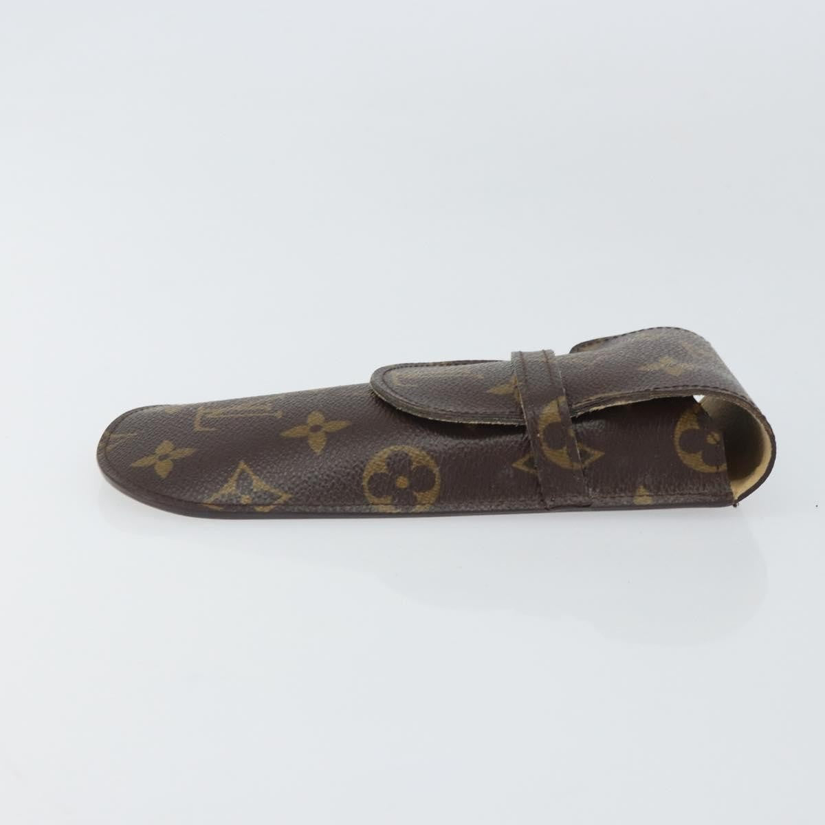 Louis Vuitton Etui À Stylo Canvas Brown Canvas Clutche & Pouche Bag (Pre-Loved)