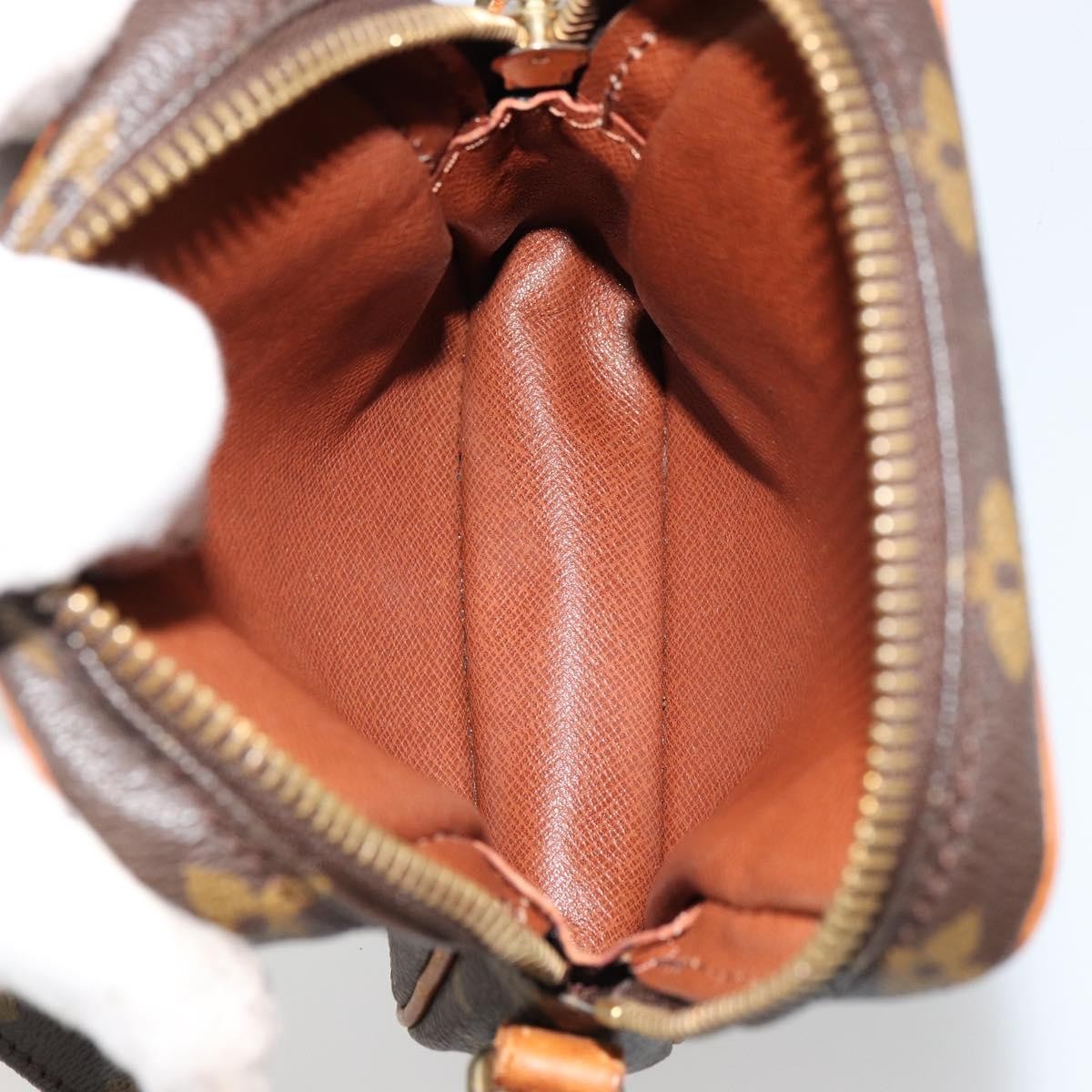 Louis Vuitton Danube Handbag Monogram Canvas Brown Canvas Shoulder Bag Bag (Pre-Loved)